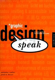 Cover of: Graphic Design Speak by Anistatia Miller, Jared Brown