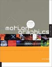 Cover of: How Did They Do That? Motion Graphics (How Did They Do That?) by David Greene