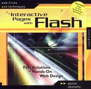 Cover of: Web Tricks and Techniques: Interactive Pages with Flash: Fast Solutions for Hands-On Web Design (Graphic Design)