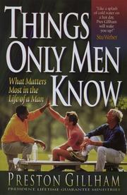 Cover of: Things only men know