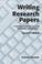 Cover of: Writing research papers