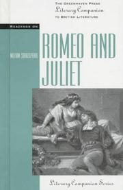 Cover of: Readings on Romeo and Juliet by Don Nardo, book editor.