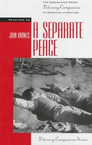 Cover of: Readings on A separate peace