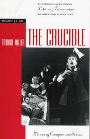 Cover of: The Crucible (Greenhaven Press Literary Companion to American Authors) by Thomas Siebold