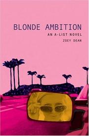 Cover of: Blonde ambition by Zoey Dean