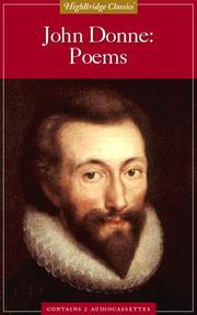 Cover of: John Donne by John Donne