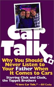 Cover of: Car Talk: Why You Should Never Listen Cass to Your Father When It Comes to Cars
