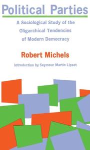 Cover of: Political Parties by Michels, Robert