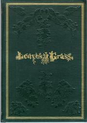 Cover of: Leaves of Grass (Library of American Poets) by Walt Whitman