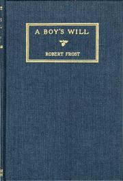 Cover of: A Boy's Will