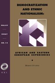 Cover of: Democratization and ethnic nationalism: African and Eastern European experiences