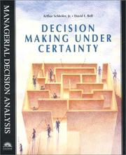 Cover of: Decision Making Under Certainty