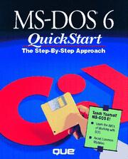 Cover of: MS-DOS 6 QuickStart by Suzanne Weixel