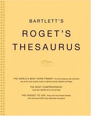 Cover of: Bartlett's Roget's Thesaurus