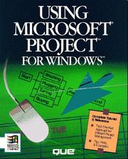 Cover of: Using Microsoft Project for Windows by Tim Pyron