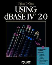 Cover of: Using dBase IV 2.0