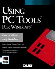 Cover of: Using PC Tools for Windows