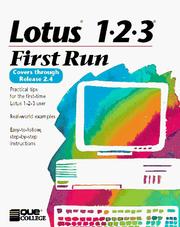 Cover of: Lotus 1-2-3 first run