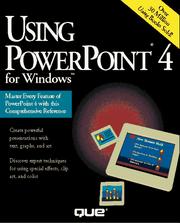 Cover of: Using PowerPoint 4 for Windows