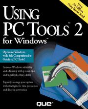 Cover of: Using PC tools 2 for Windows
