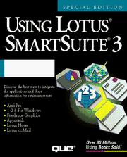 Cover of: Using Lotus SmartSuite 3