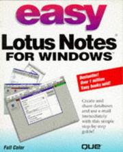 Cover of: Easy Lotus Notes for Windows