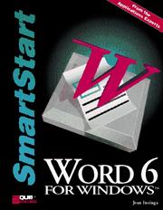 Cover of: Word 6 for Windows SmartStart by Jean S. Insinga
