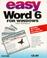 Cover of: Easy Word 6 for Windows