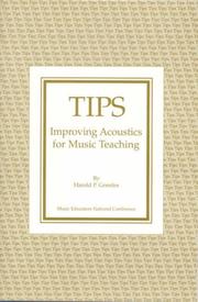 Cover of: Improving acoustics for music teaching