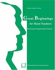 Cover of: Great beginnings for music teachers by edited by Colleen M. Conway.