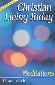 Cover of: Christian living today: meditations