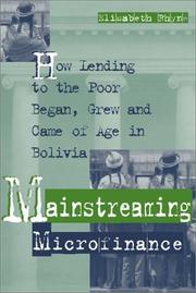 Mainstreaming Microfinance by Elisabeth H. Rhyne