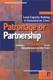 Cover of: Patronage or Partnership by 