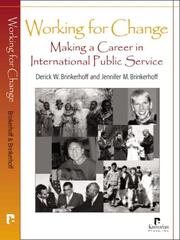 Cover of: Working For Change: Making A Career In International Public Service