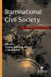 Cover of: Transnational Civil Society by 