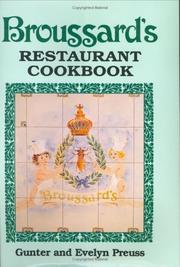 Cover of: Broussard's Restaurant cookbook