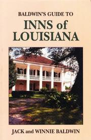 Cover of: Baldwin's guide to inns of Louisiana