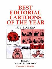 Cover of: Best Editorial Cartoons of the Year, 1976