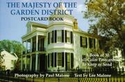 Cover of: The Majesty of the Garden District (New Orleans, LA) Postcard Book (Majesty Architecture)