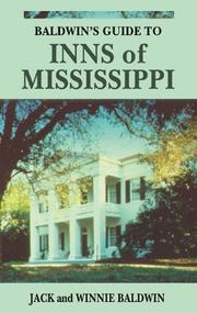 Cover of: Baldwin's Guide to Inns of Mississippi by Jack Baldwin, Winnie Baldwin