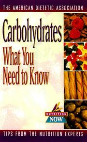 Cover of: Carbohydrates | Marsha Hudnall