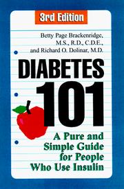 Diabetes 101 by Brackenridge, Betty Page