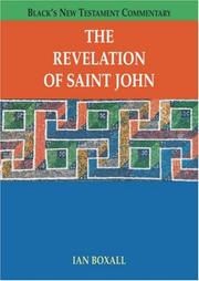 Cover of: The Revelation of Saint John (Black's New Testament Commentary) by Ian Boxall