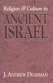 Cover of: Religion and Culture in Ancient Israel