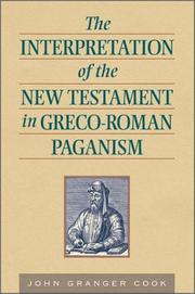 Cover of: The Interpretation of New Testament in Greco-Roman Paganism