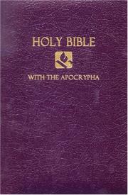 Cover of: Holy Bible: New Revised Standard Version With The Apocrypha Royal Purple Imitation Leather, Gift & Award Bible