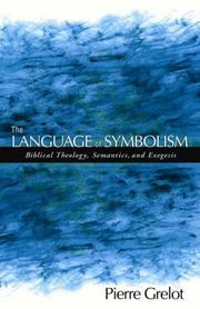 Cover of: The Language of Symbolism: Biblical Theology, Semantics, And Exegesis
