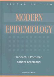 Cover of: Modern epidemiology by [edited by] Kenneth J. Rothman, Sander Greenland.