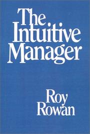 Cover of: The intuitive manager