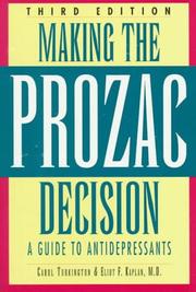 Cover of: Making the Prozac decision by Carol Turkington